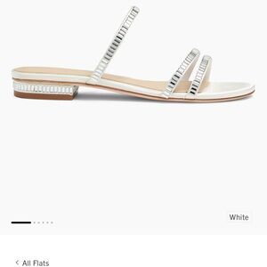 Elegant White Strappy Sandals
